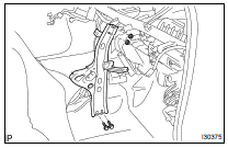 INSTALL INSTRUMENT PANEL BRACE SUB-ASSY NO.2