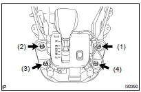 INSTALL FLOOR SHIFT ASSY