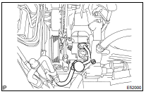 DISCONNECT COOLER REFRIGERANT DISCHARGE HOSE NO.1