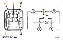 HEATER BLOWER MOTOR RELAY ASSY(MANUAL AIR CONDITIONER)