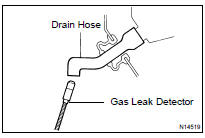 INSPECT LEAKAGE OF REFRIGERANT