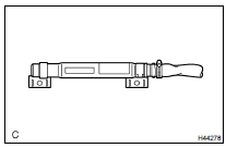 DISPOSE OF CURTAIN SHIELD AIR BAG ASSY LH (WHEN NOT INSTALLED IN VEHICLE)