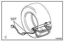 DISPOSE OF CURTAIN SHIELD AIR BAG ASSY LH (WHEN NOT INSTALLED IN VEHICLE)