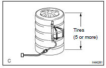 DISPOSE OF CURTAIN SHIELD AIR BAG ASSY LH (WHEN NOT INSTALLED IN VEHICLE)