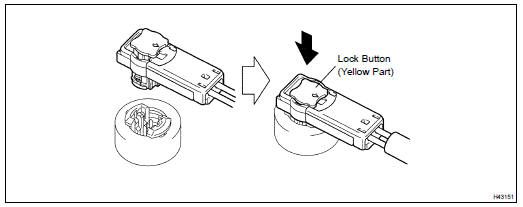 CONNECTION OF CONNECTORS FOR HORN BUTTON ASSY AND CURTAIN SHIELD AIRBAG ASSY