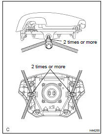 DISPOSE OF HORN BUTTON ASSY (WHEN NOT INSTALLED IN VEHICLE)