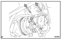 REMOVE COMPRESSOR AND MAGNETIC CLUTCH