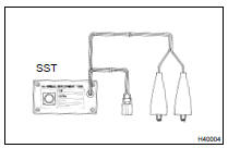 DISPOSE OF FRONT PASSENGER AIRBAG ASSY (WHEN INSTALLED IN VEHICLE)