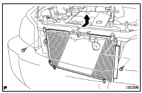 REMOVE COOLER CONDENSER ASSY