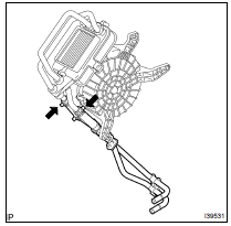 REMOVE WATER PIPE & HOSE SUB-ASSY