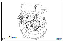  REMOVE REAR HEATER BLOWER MOTOR SUB-ASSY