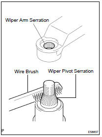 INSTALL FR WIPER ARM & BLADE ASSY RH