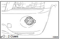 REMOVE FOG LAMP PROTECTOR LH