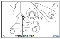 REMOVE FRONT SEAT INNER BELT ASSY RH