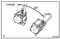 REMOVE REAR SEAT OUTER BELT ASSY CENTER