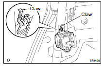 REMOVE REAR SEAT OUTER BELT ASSY RH