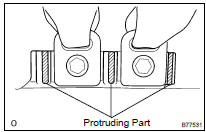 REMOVE REAR SEAT INNER BELT ASSY