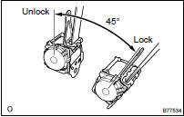 REMOVE REAR NO.2 SEAT OUTER BELT ASSY RH