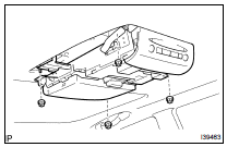 REMOVE TELEVISION DISPLAY ASSY