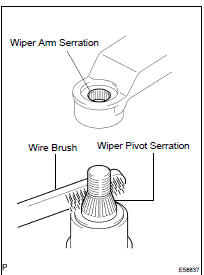 INSTALL RR WIPER ARM & BLADE ASSY