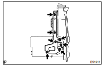 REMOVE MULTI-DISPLA Y CONTROLER BRACKET A (W/ EMV & NAVIGATION SYSTEM)