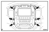 REMOVE INTEGRATION CONTROL & PANEL ASSY