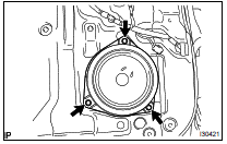 REMOVE FRONT NO.1 SPEAKER ASSY