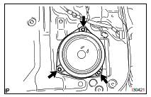 INSTALL FRONT NO.1 SPEAKER ASSY