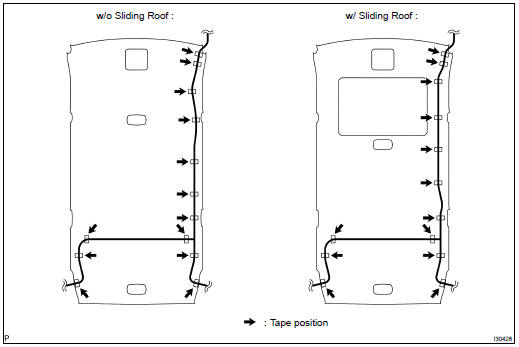 INSTALL ANTENNA CORD SUB-ASSY NO.3