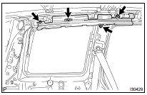 REMOVE ROOF SIDE RAIL BRACKET LH