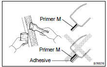 INSTALL WINDSHIELD GLASS