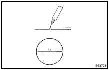 INSPECT BACK WINDOW (DEFOGGER WIRE)