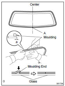 INSTALL BACK WINDOW MOULDING OUTSIDE