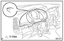 REMOVE INSTRUMENT CLUSTER FINISH PANEL ASSY