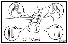 REMOVE REAR SEAT TRACK BRACKET COVER OUTER
