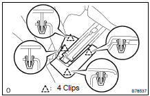 REMOVE REAR SEAT TRACK BRACKET COVER OUTER LH