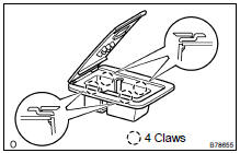 REMOVE REAR SEATBACK COVER LH