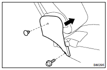 REMOVE RECLINING COVER PROTECTOR RH