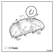 REMOVE COMBINATION METER GLASS