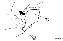 REMOVE RECLINING COVER PROTECTOR LH