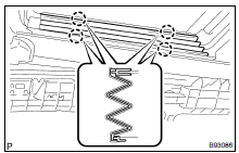  REMOVE SLIDING ROOF SIDE GARNISH RH