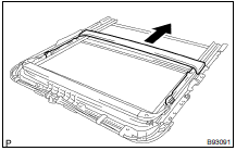 REMOVE ROOF WIND DEFLECTOR PANEL SUB-ASSY