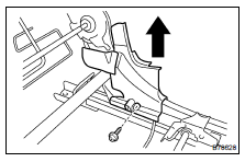 REMOVE REAR SEAT RECLINING COVER INNER RH