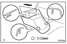 REMOVE SEAT TRACK BRACKET COVER OUTER FRONT LH