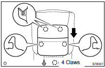 REMOVE FRONT SEATBACK BOARD SUB-ASSY LH