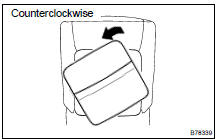 REMOVE FRONT SEATBACK BOARD SUB-ASSY LH