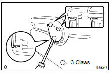 REMOVE VERTICAL ADJUSTING HANDLE NO.2