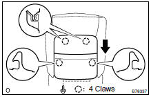 REMOVE FRONT SEATBACK BOARD SUB-ASSY LH