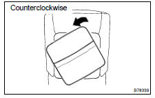 REMOVE FRONT SEATBACK BOARD SUB-ASSY LH