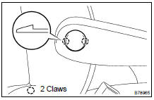 REMOVE FRONT SEATBACK BOARD COVER SUB-ASSY